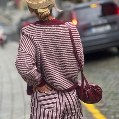 Jeans Stripes & Hearts