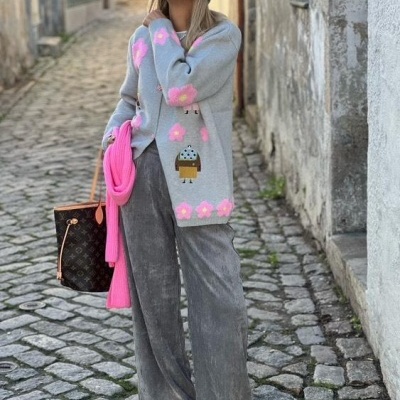 Calças Bombazine Cinza