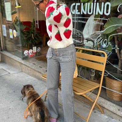 Camisola Morango Branca