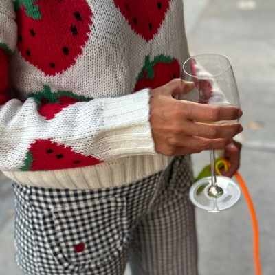 Jeans Vichy Azul Marinho