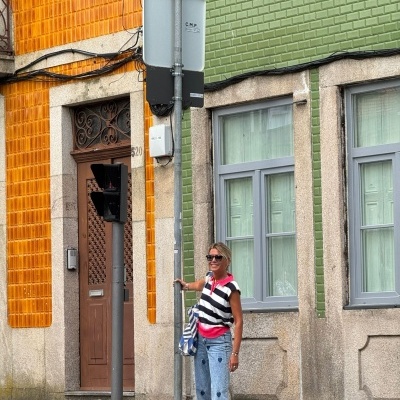 Polo Riscas Navy & White