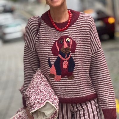 Camisola Peninha Bordeaux