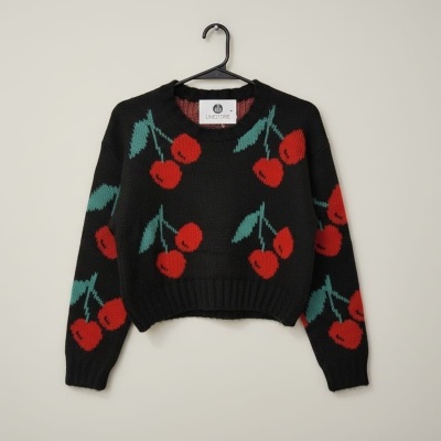 Camisola Cherry Preta