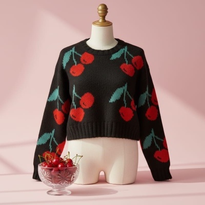 Camisola Cherry Preta