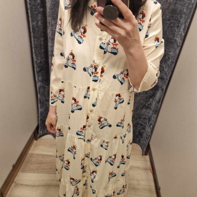 Vestido Snoopy on Vespa