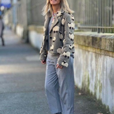 Casaco Ovelhas Taupe