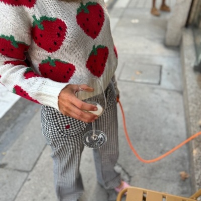 Jeans Vichy Azul Marinho