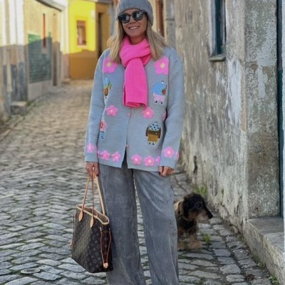 Calças Bombazine Cinza