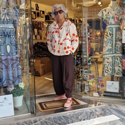 Casaco Cherry Branco