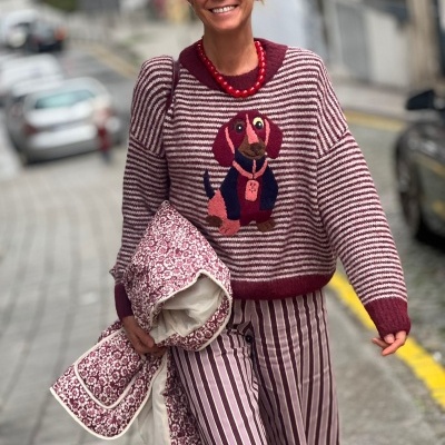 Jeans Stripes & Hearts