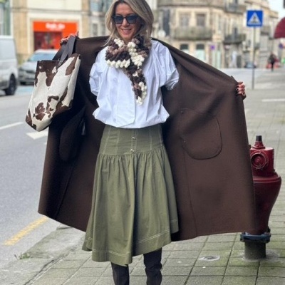 Saia Assimétrica Verde