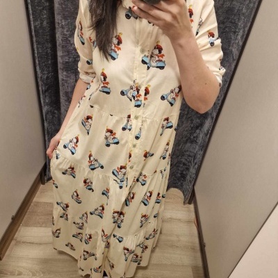 Vestido Snoopy on Vespa