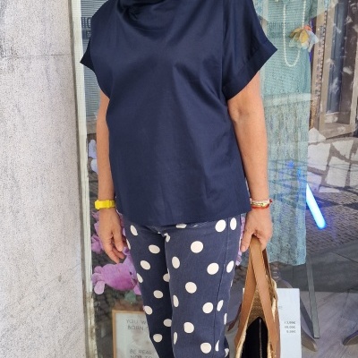 Jeans Bolas Azuis escuras