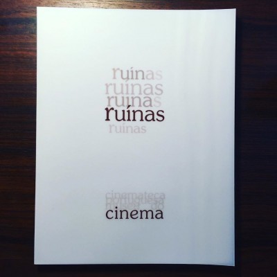 RUÍNAS • DOMINIQUE PAÏNI (ORG.)