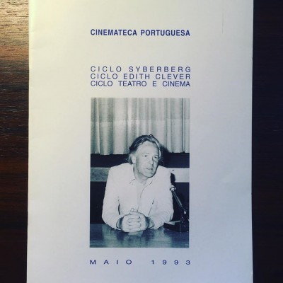 CICLO SYBERBERG • CICLO EDITH CLEVER • CICLO TEATRO E CINEMA