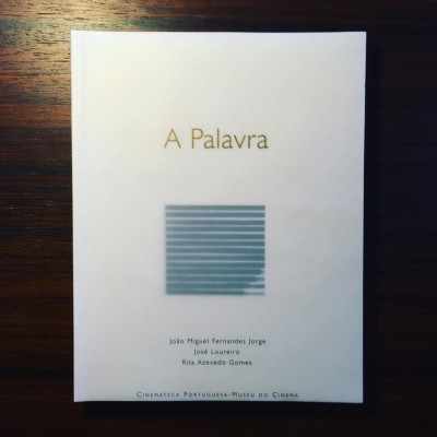 A PALAVRA • JOÃO MIGUEL FERNANDES JORGE