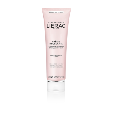 LIERAC Creme Mousse Dupla Limpeza 150ml