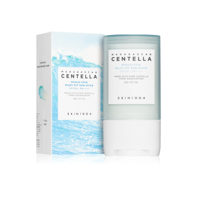 SKIN1004 Madagascar Centella Hyalu-Cica Silky-Fit Sun Stick Protetor Solar SPF50 20g
