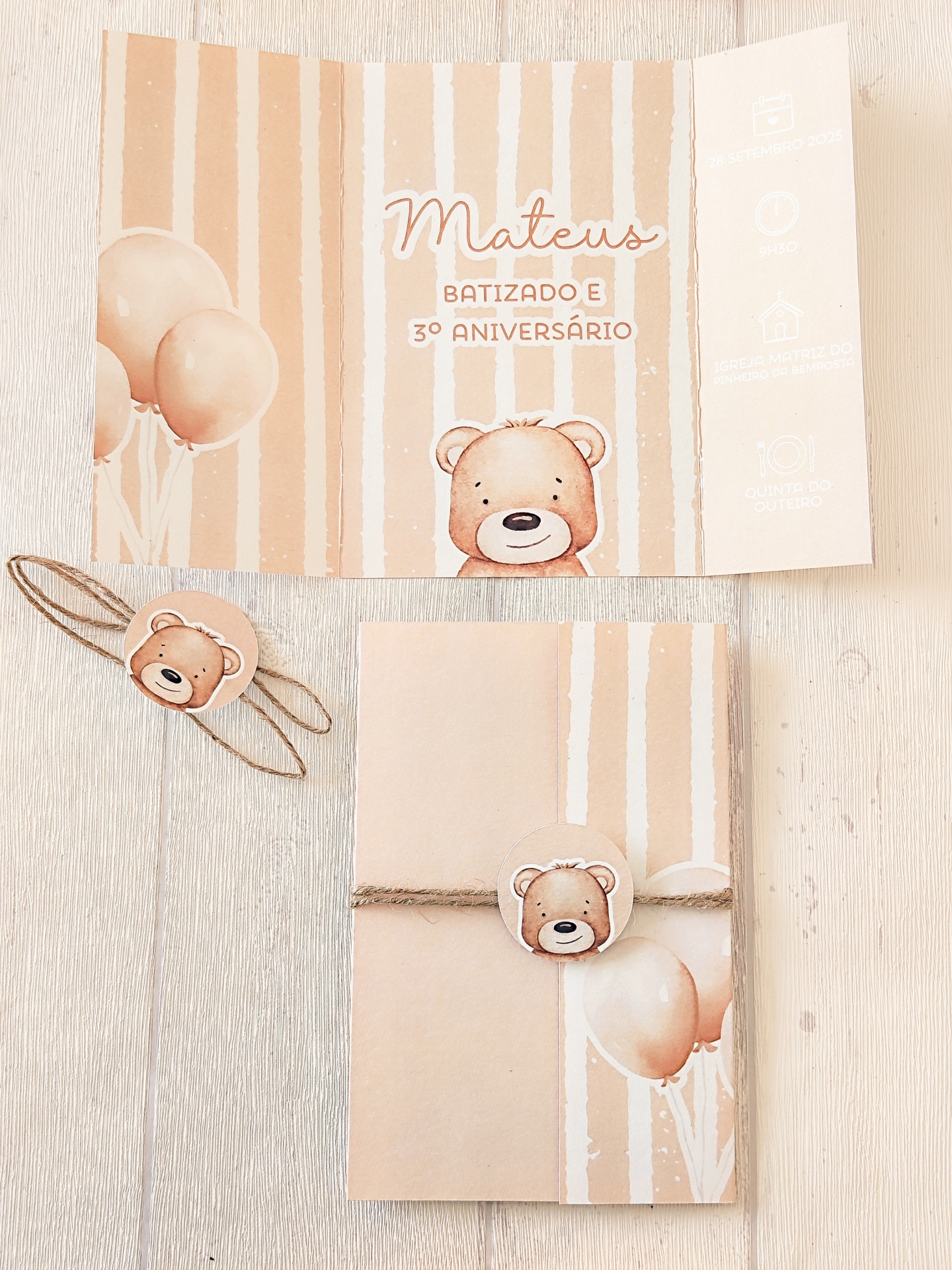 Convite&#x20;ursinho&#x20;&#x1F43B;