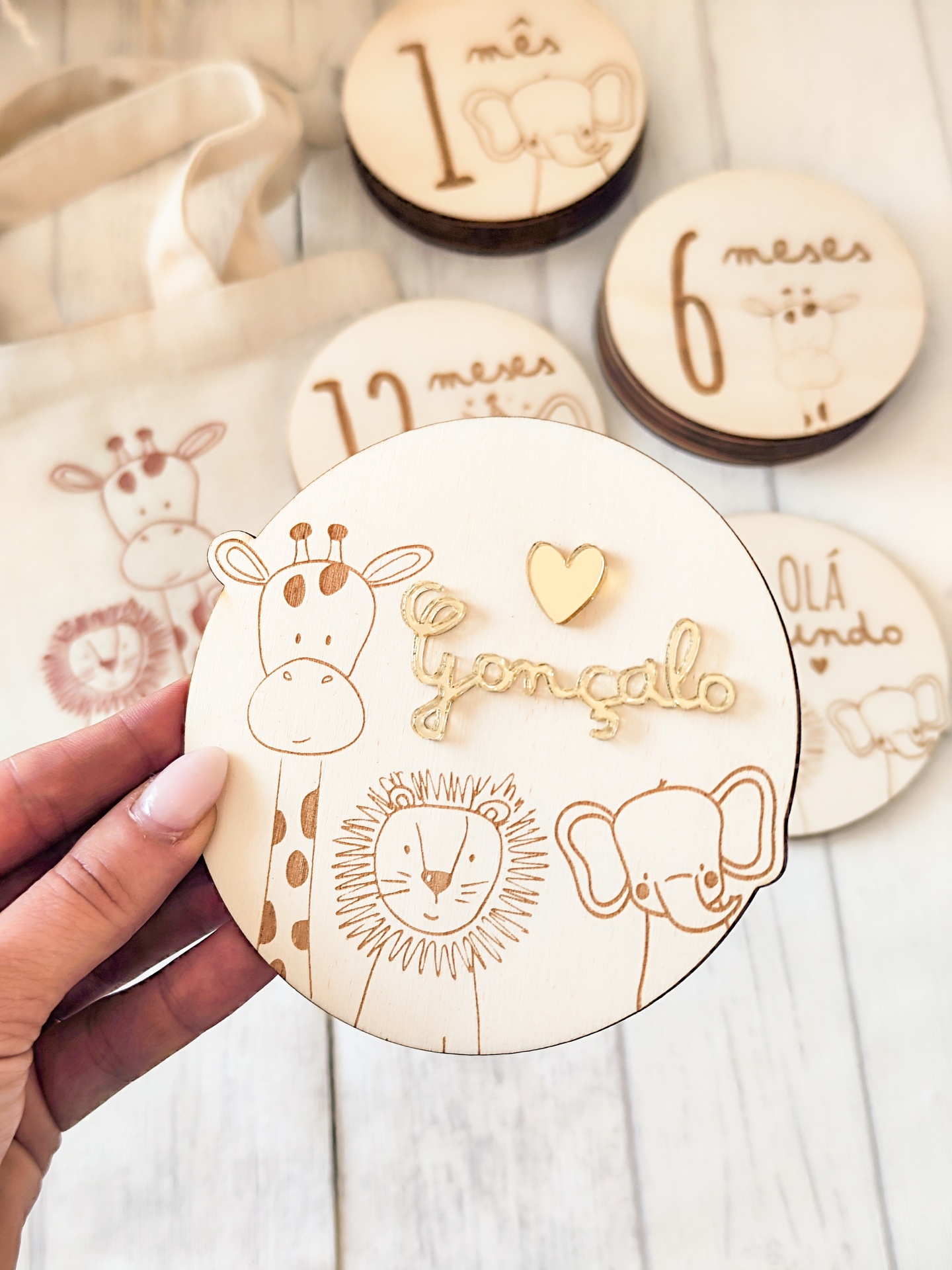 Placa&#x20;Nome&#x20;do&#x20;beb&#x00E9;&#x20;&#x1F476;