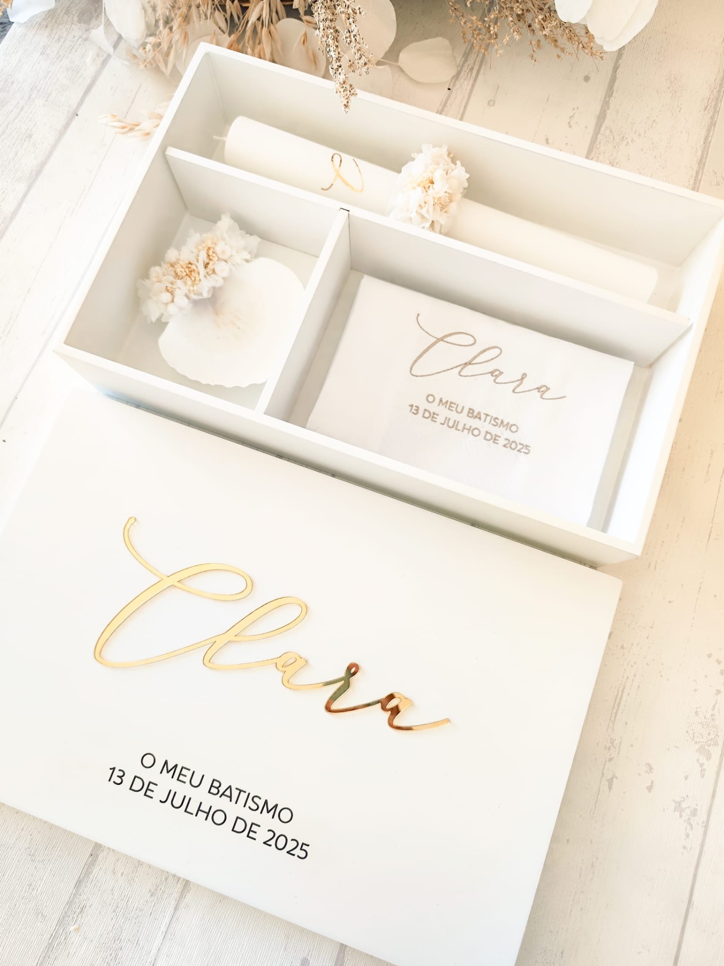 Conjunto Batismo Clara ✨