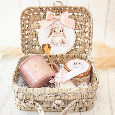 Cesta Pink Bunny Milk-Mix ♡