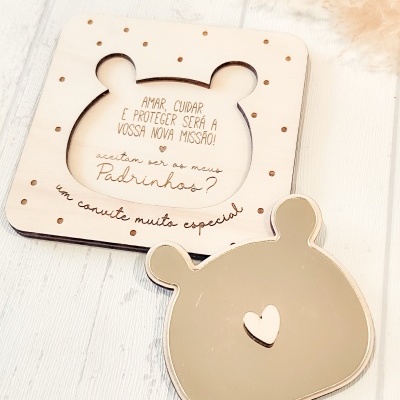 Convite&#x20;Carinha&#x20;Ursinho&#x1F43B;