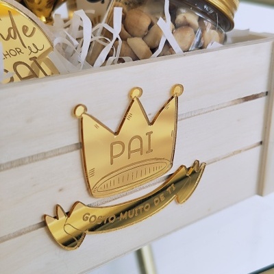 Caixa&#x20;madeira&#x20;Pai&#x20;&#x2B50;&#x1F49B;