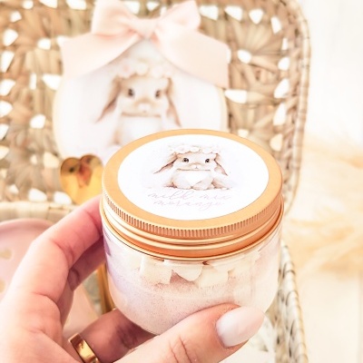 Cesta Pink Bunny Milk-Mix ♡