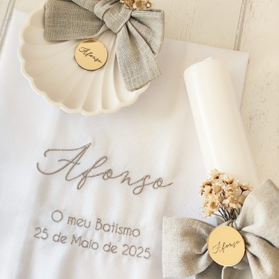 Toalha,&#x20;vela&#x20;e&#x20;concha&#x20;&#x2728;