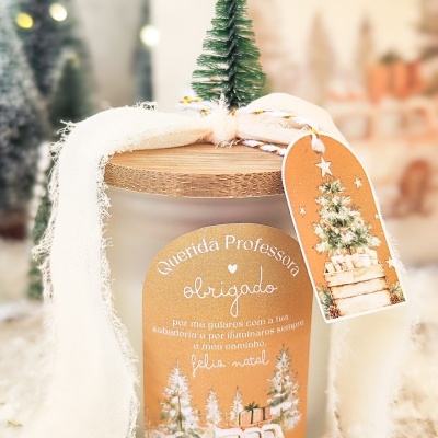 Kit&#x20;vela&#x20;baunilha&#x20;com&#x20;saco&#x20;&#x1F56F;&#xFE0F;