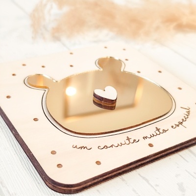 Convite&#x20;Carinha&#x20;Ursinho&#x1F43B;