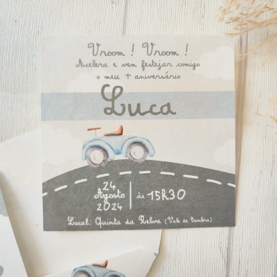 Convite&#x20;VROOM&#x20;VROOM&#x20;&#x1F697;