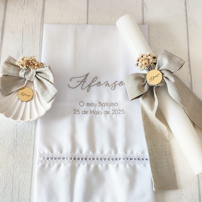 Toalha,&#x20;vela&#x20;e&#x20;concha&#x20;&#x2728;