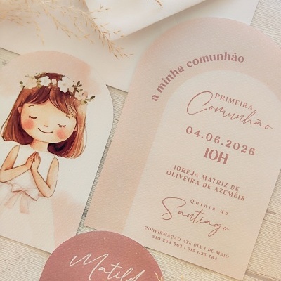 Convite&#x20;camadas&#x20;menina&#x20;&#x2728;