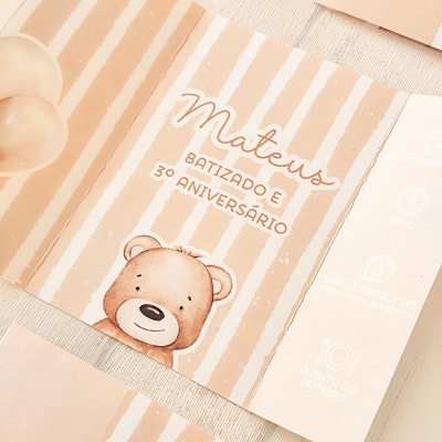 Convite&#x20;ursinho&#x20;&#x1F43B;