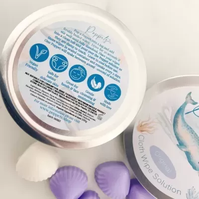 SOLUÇÃO DE LIMPEZA PARA TOALHITAS REUTILIZÁVEIS - POPPETS