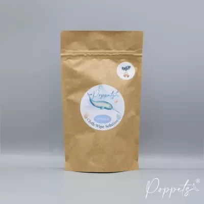 SOLUÇÃO DE LIMPEZA PARA TOALHITAS REUTILIZÁVEIS (RECARGAS) - POPPETS