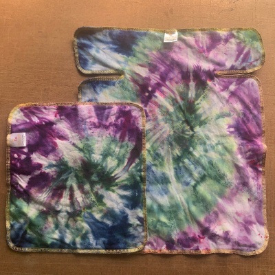 FRALDA REUTILIZÁVEL PRÉ-PLANA ELÁSTICA BAMBU TINGIDA RN - TWO BUSY BUMS