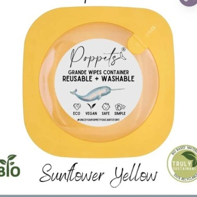RECIPIENTE HERMÉTICO PARA TOALHITAS REUTILIZÁVEIS  - POPPETS