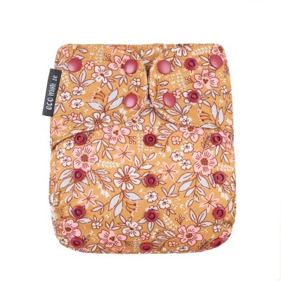 FRALDA REUTILIZÁVEL TUDO-EM-UM/ TUDO-EM-DOIS TAMANHO ÚNICO - ECOMINI