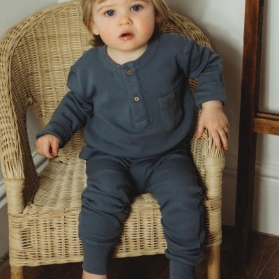 CONJUNTO ALGODÃO ORGÂNICO - LITTLE DOT TO DOT