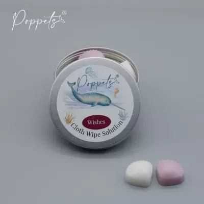 SOLUÇÃO DE LIMPEZA PARA TOALHITAS REUTILIZÁVEIS - POPPETS