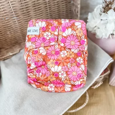 FRALDA REUTILIZÁVEL BASICS TAMANHO ÚNICO MOLAS - BARE LOVE