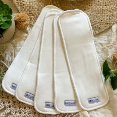 ABSORVENTE 5 CAMADAS BAMBO E ALGODÃO - BARE LOVE
