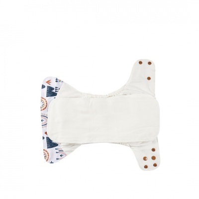 FRALDA REUTILIZÁVEL TUDO-EM-UM/ TUDO-EM-DOIS TAMANHO ÚNICO - ECOMINI