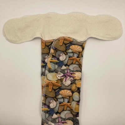 FRALDA REUTILIZÁVEL PRÉ-PLANA ALGODÃO ORGÂNICO NOVO MODELO - NULU