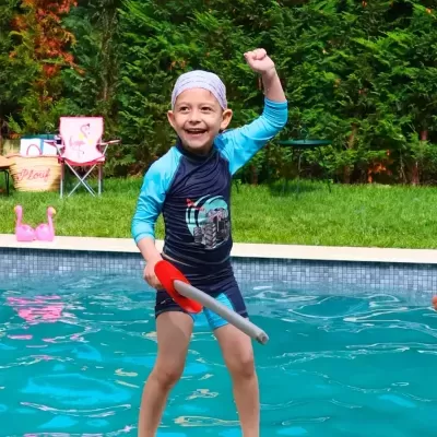 CONJUNTO DE BANHO COM PROTEÇÃO UV - PLOUF