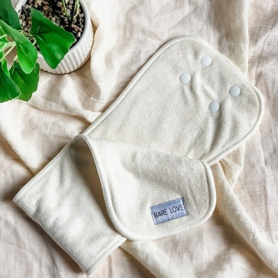 ABSORVENTE SNAKE 5 CAMADAS BAMBO TERRY - BARE LOVE