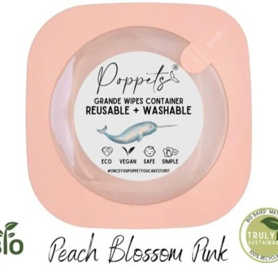 RECIPIENTE HERMÉTICO PARA TOALHITAS REUTILIZÁVEIS  - POPPETS